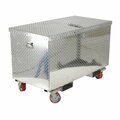 Vestil Tool Box, Casters, Silver, Aluminum, 48 in W x 24 in D APTS-2448-CF